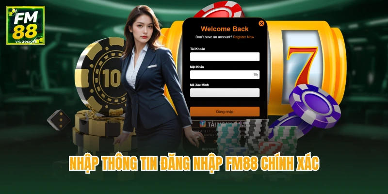 Đăng Nhập FM88 Để Khám Phá Kho Cá Cược Hấp Dẫn Nhất 2 Nhập thông tin đăng nhập FM88 chính xác